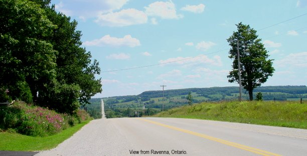 View from Ravenna, Ontario